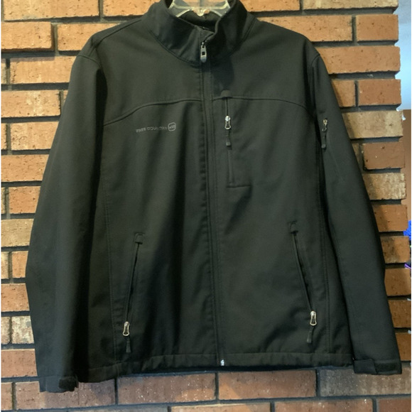 Free Country Mens Black Full Zip Softshell Winter Jacket Size XXL - Picture 2 of 5